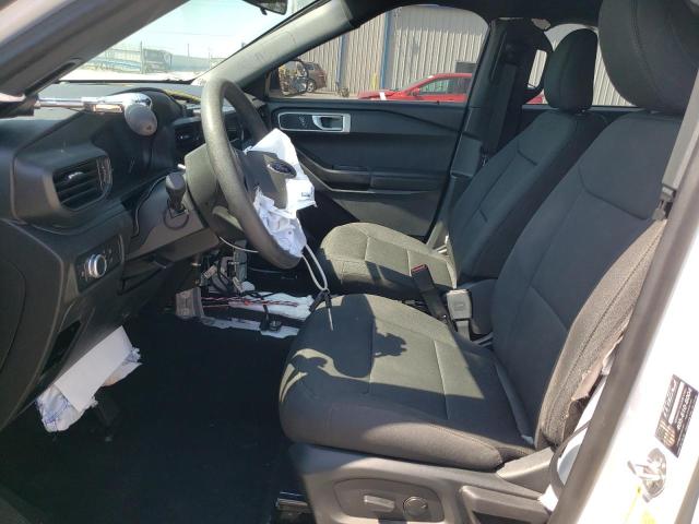 1FM5K8AB6MGC41505 - 2021 FORD EXPLORER POLICE INTERCEPTOR WHITE photo 7