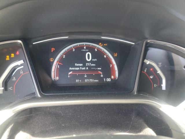 SHHFK7H97KU401998 - 2019 HONDA CIVIC SPORT TOURING SILVER photo 9