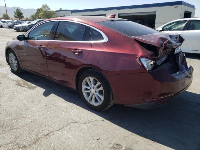 1G1ZE5STXGF177328 - 2016 CHEVROLET MALIBU LT MAROON photo 2