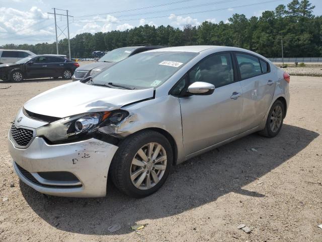 KNAFX4A60E5170530 - 2014 KIA FORTE LX GRAY photo 1