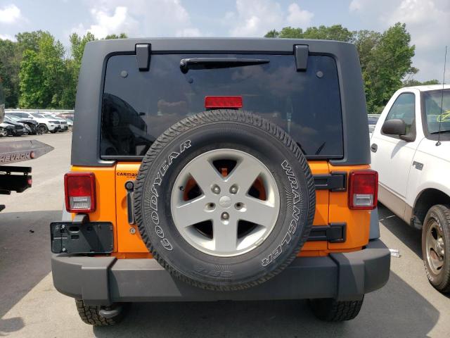 1C4AJWAG3CL167164 - 2012 JEEP WRANGLER SPORT ORANGE photo 6