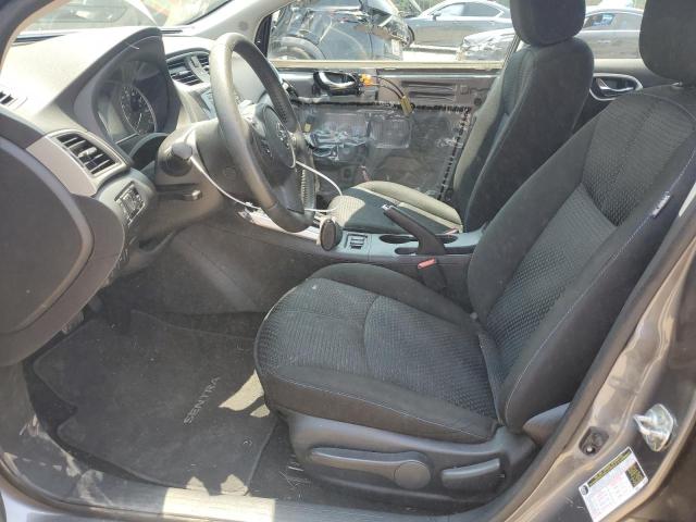 3N1AB7APXJY212014 - 2018 NISSAN SENTRA S GRAY photo 7