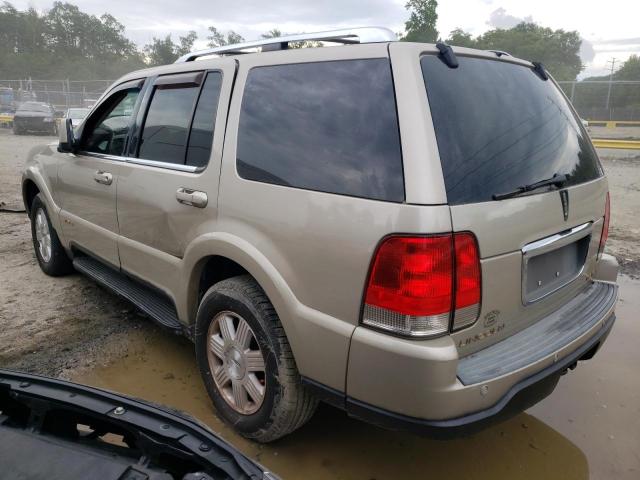 5LMEU68H55ZJ03739 - 2005 LINCOLN AVIATOR 金色 照片 2