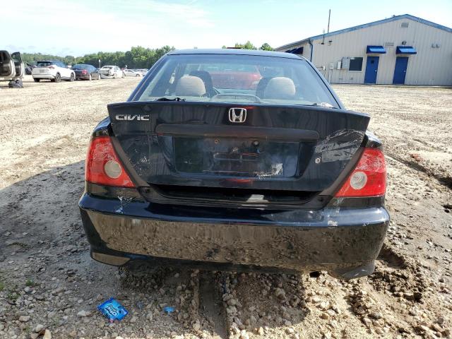 1HGEM22365L078593 - 2005 HONDA CIVIC DX VP Սև լուսանկար 6