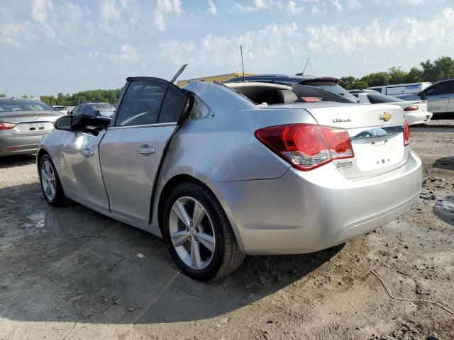 1G1PE5SB2F7181364 - 2015 CHEVROLET CRUZE LT SILVER photo 2