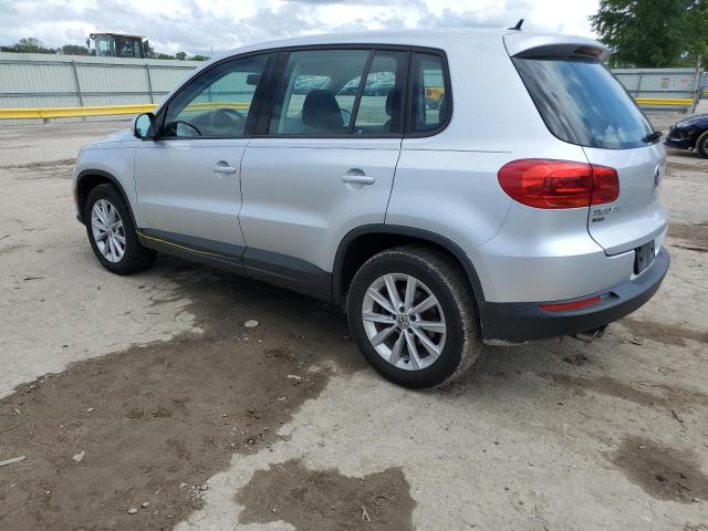 WVGAV7AX7HK045877 - 2017 VOLKSWAGEN TIGUAN S SILVER photo 2