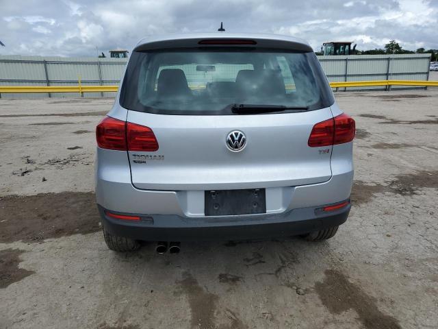 WVGAV7AX7HK045877 - 2017 VOLKSWAGEN TIGUAN S SILVER photo 6