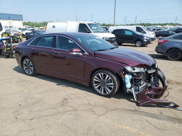 3LN6L5E90HR645504 - 2017 LINCOLN MKZ RESERVE BURGUNDY photo 4
