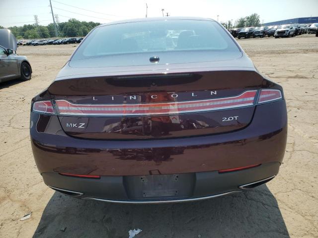 3LN6L5E90HR645504 - 2017 LINCOLN MKZ RESERVE BURGUNDY photo 6