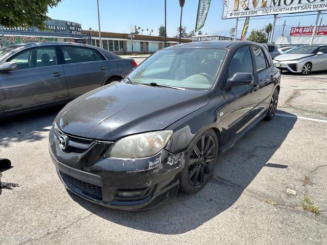 JM1BK34L381795270 - 2008 MAZDA SPEED 3 BLACK photo 2