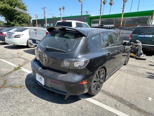 JM1BK34L381795270 - 2008 MAZDA SPEED 3 BLACK photo 4