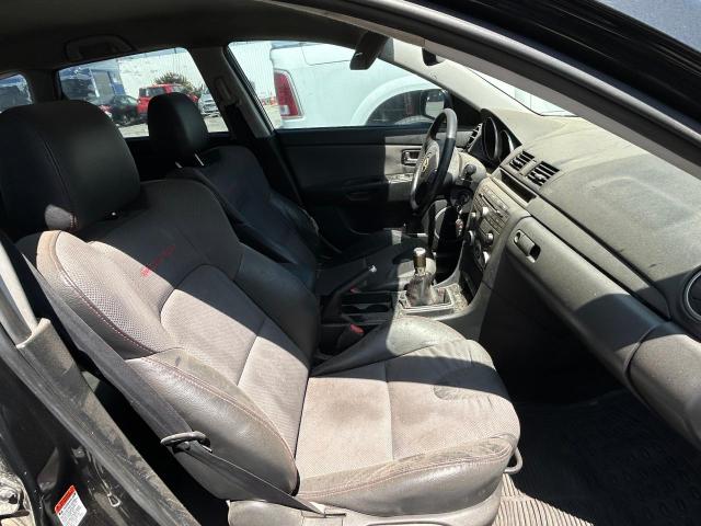 JM1BK34L381795270 - 2008 MAZDA SPEED 3 BLACK photo 5