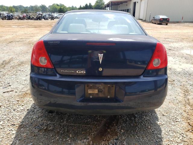 1G2ZF57B084249398 - 2008 PONTIAC G6 VALUE LEADER BLUE photo 6