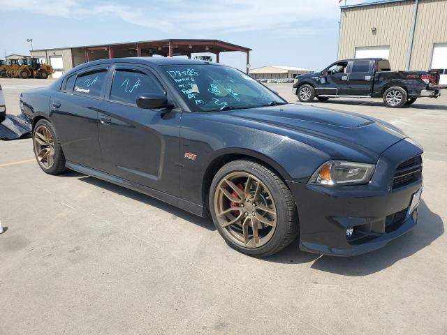 2C3CDXEJ8EH205536 - 2014 DODGE CHARGER SRT-8 BLUE photo 4