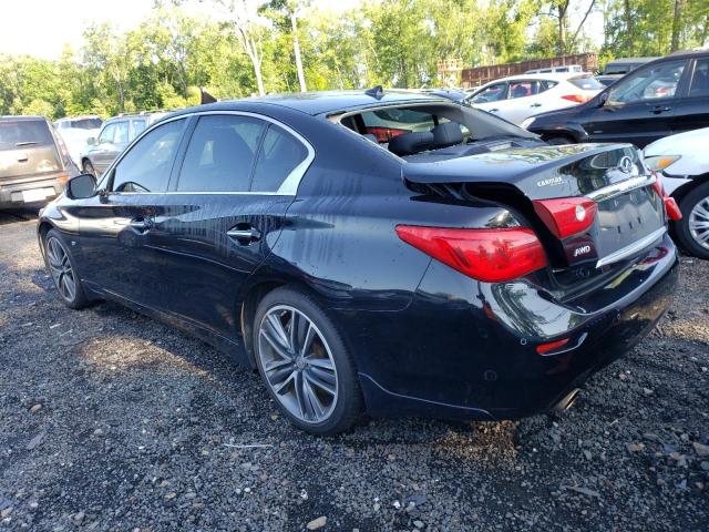 JN1BV7AR8FM393461 - 2015 INFINITI Q50 BASE BLACK photo 2