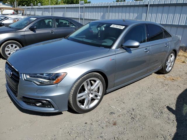 WAUHGAFC7FN013021 - 2015 AUDI A6 PRESTIGE ვერცხლისფერი ფოტო 1