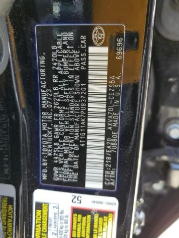 4T1G11AK7PU837201 - 2023 TOYOTA CAMRY SE NIGHT SHADE BLACK photo 13