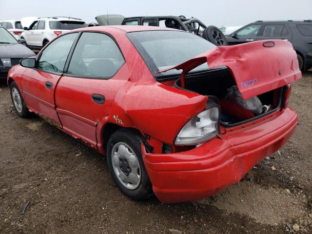 1P3ES47C4SD143018 - 1995 PLYMOUTH NEON HIGHLINE RED photo 2