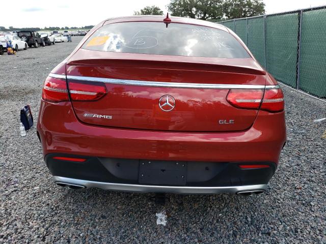 4JGED6EB4JA094978 - 2018 MERCEDES-BENZ GLE COUPE 43 AMG RED photo 6