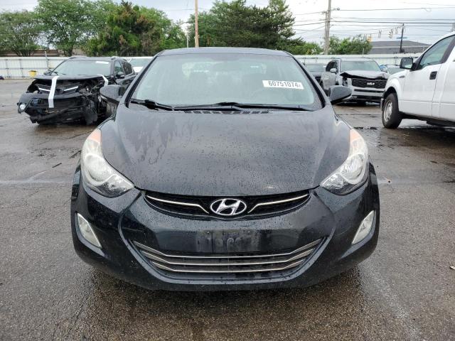 KMHDH4AE1CU352329 - 2012 HYUNDAI ELANTRA GLS BLACK photo 5