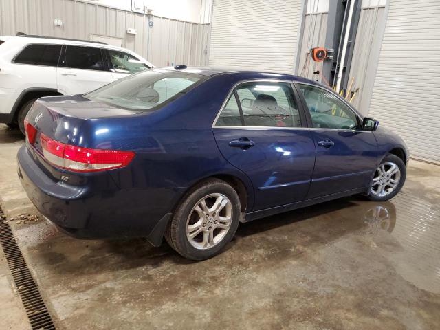 1HGCM66514A046557 - 2004 HONDA ACCORD EX Синій фото 3