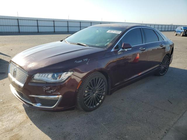 3LN6L5MU7JR610129 - 2018 LINCOLN MKZ HYBRID RESERVE BURGUNDY photo 1