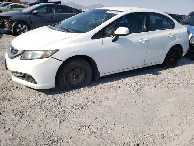 19XFB2F52DE290029 - 2013 HONDA CIVIC LX WHITE photo 1