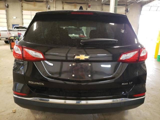 2GNAXSEV8J6305195 - 2018 CHEVROLET EQUINOX LT BLACK photo 6