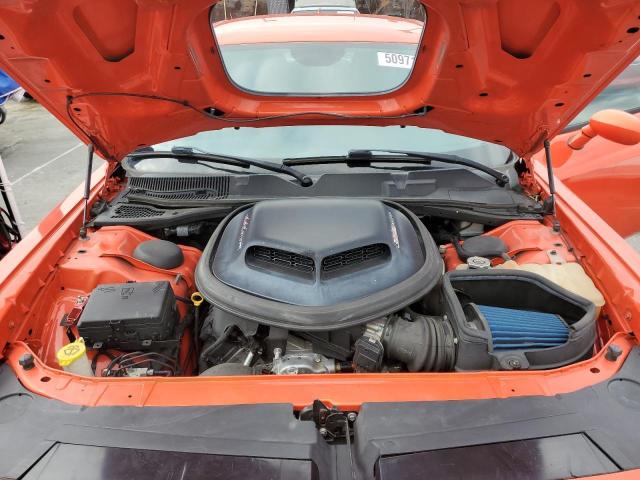 2C3CDZFJXGH351790 - 2016 DODGE CHALLENGER R/T SCAT PACK ORANGE photo 11
