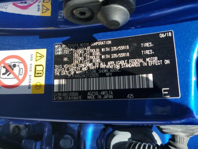 JTJYARBZ6K2122835 - 2019 LEXUS NX 300 BASE Mavi foto 13