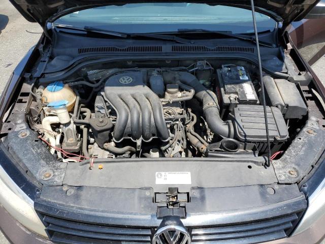 3VW2K7AJ4CM351981 - 2012 VOLKSWAGEN JETTA BASE 棕色 照片 11