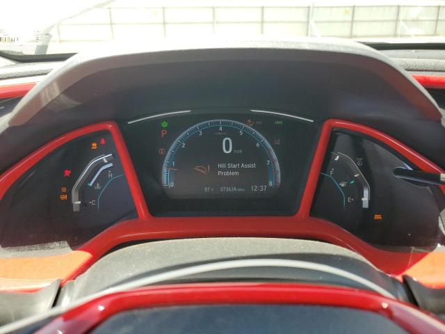 19XFC1F38LE220135 - 2020 HONDA CIVIC EX WHITE photo 9