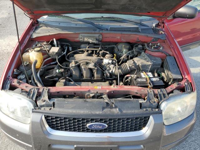 1FMYU03124KA78443 - 2004 FORD ESCAPE XLT BURGUNDY photo 11