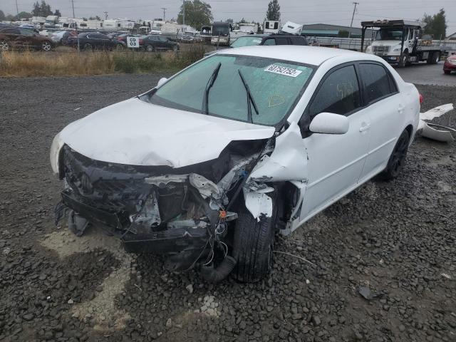 2T1BU4EEXCC766059 - 2012 TOYOTA COROLLA BASE WHITE photo 2
