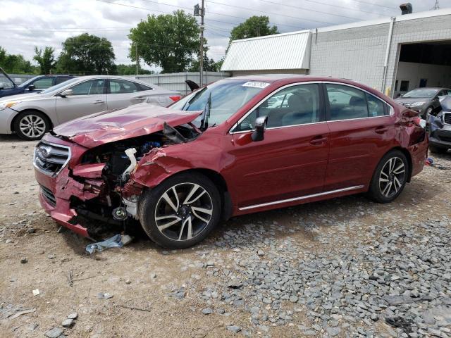 4S3BNAR69H3005389 - 2017 SUBARU LEGACY SPORT RED photo 1