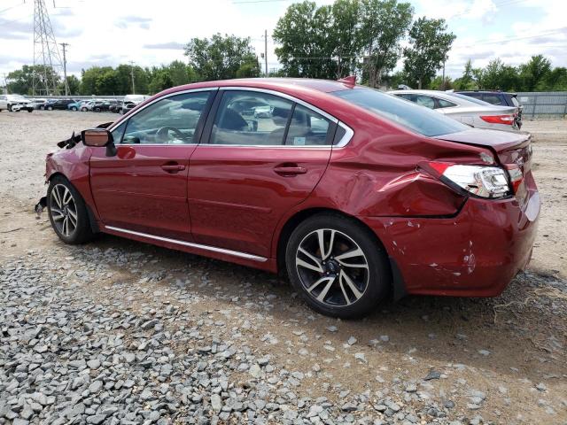 4S3BNAR69H3005389 - 2017 SUBARU LEGACY SPORT RED photo 2