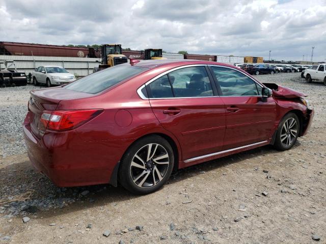 4S3BNAR69H3005389 - 2017 SUBARU LEGACY SPORT RED photo 3