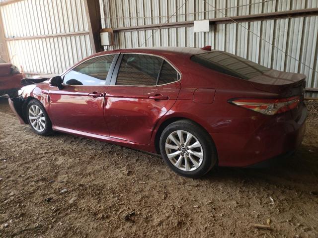 4T1B11HK7KU768597 - 2019 TOYOTA CAMRY L RED photo 2