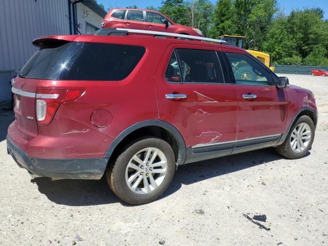 1FM5K8D86EGB39462 - 2014 FORD EXPLORER XLT BURGUNDY photo 3