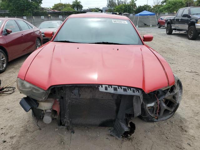 2C3CDXCT5EH368908 - 2014 DODGE CHARGER R/T RED photo 5