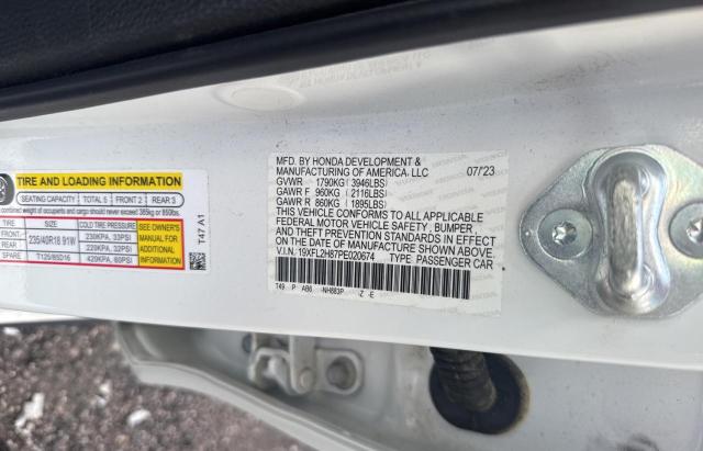 19XFL2H87PE020674 - 2023 HONDA CIVIC SPORT 白色 照片 10