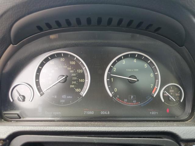 WBASP4C51CC899860 - 2012 BMW 550 XIGT BLUE photo 9