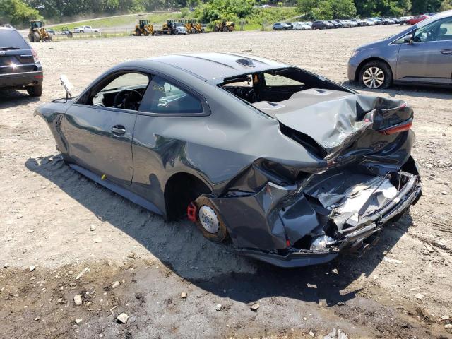 WBS43AZ03RCN76347 - 2024 BMW M4 COMPETITION GRAY photo 2