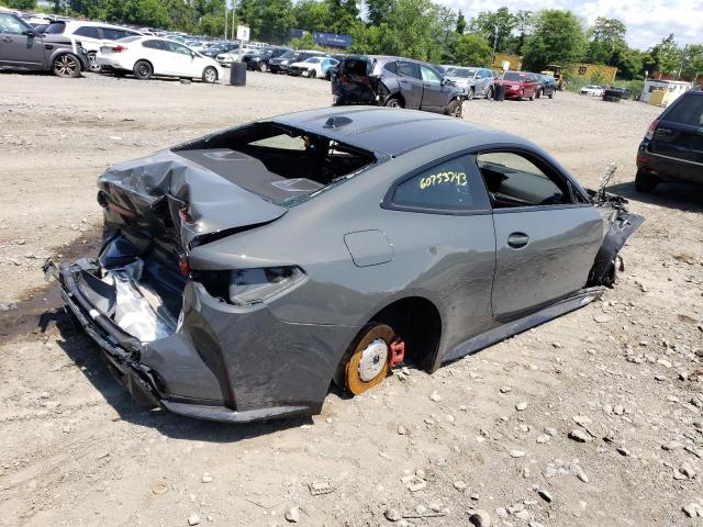 WBS43AZ03RCN76347 - 2024 BMW M4 COMPETITION GRAY photo 3