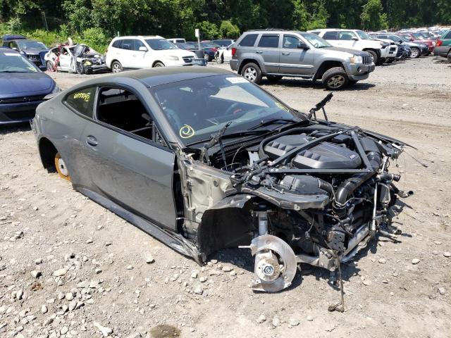 WBS43AZ03RCN76347 - 2024 BMW M4 COMPETITION GRAY photo 4