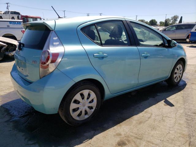 JTDKDTB32D1056950 - 2013 TOYOTA PRIUS C BLUE photo 3