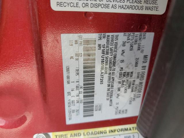 1FMFU18518LA37293 - 2008 FORD EXPEDITION EDDIE BAUER 栗色 照片 13