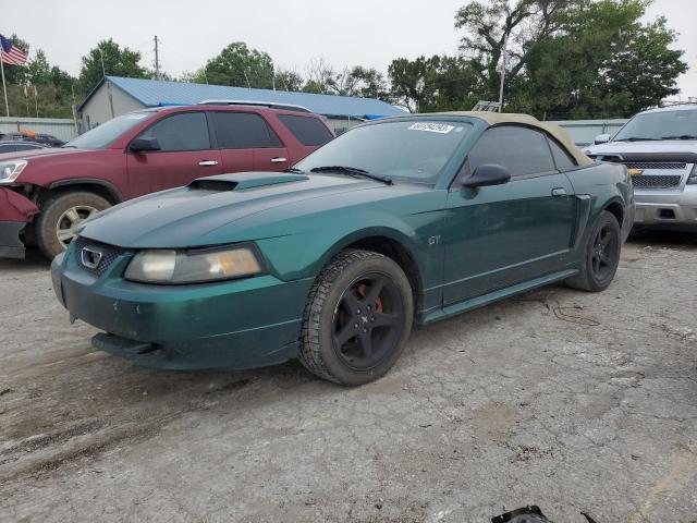 1FAFP45XX3F436753 - 2003 FORD MUSTANG GT GREEN photo 1