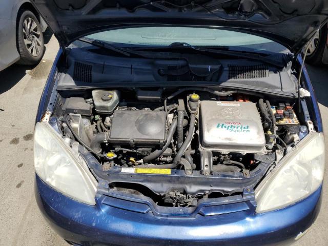 JT2BK18U830073730 - 2003 TOYOTA PRIUS BLUE photo 11