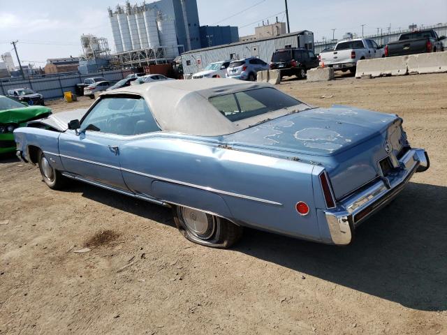 6L67S3Q404535 - 1973 CADILLAC ELDORADO C BLUE photo 2